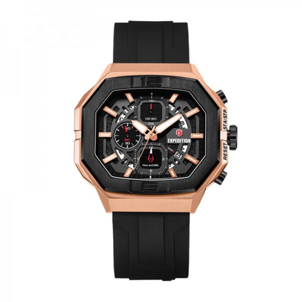 Expedition 6813 Rosegold Black MCRBRBA Pria Wanita Unisex